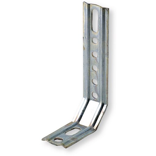 Equerre 3 pans 30x70x55 3 trous diamètre 6,5 à 8,4mm zingué